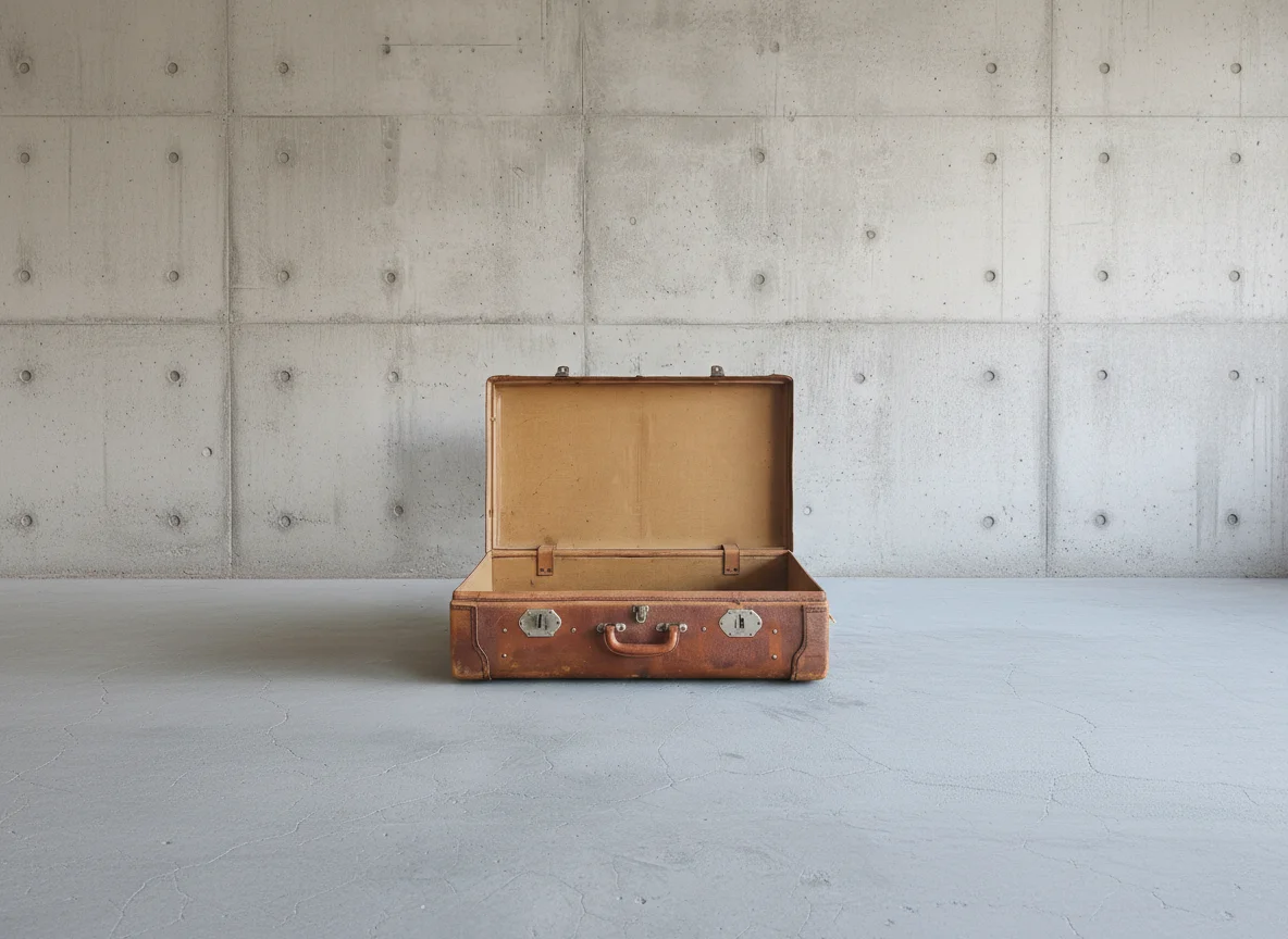 Valigia in Cuoio - 1950